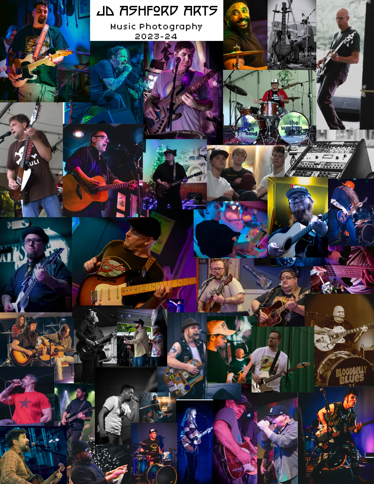 Music Photography Collage